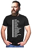Tstars Beard Scale Funny Shirt for Men - Grooming