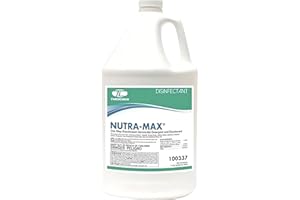 Theochem Nutra-Max Concentrated Hospital Grade Disinfectant, EPA List N Registered, Kills 99.9% Viruses & Bacteria, 1:32 Dilution Makes 32 Gallons, Commercial Strength Multi-Surface Cleaner