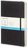 Moleskine Classic Notebook, Hard Cover, Large (5" x 8.25") Dotted, Black, 240 Pages