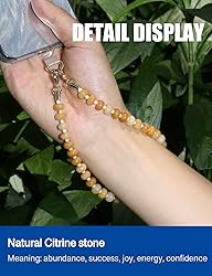Handmade Natural Gemstone Beaded Charm Cell Phone