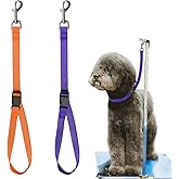 Pet Dog Grooming Loops,2 Pack Adjustable Nylon Restraint Noose Loop, Grooming Arm Accessories Fixed Dog Bathing Safety Tether Straps for Pet Grooming Table Bathtub (Style 3)