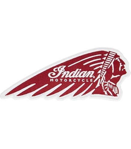 Indian Motorcycle Embroidered Iron-on Patch Biker Racing Appliqué