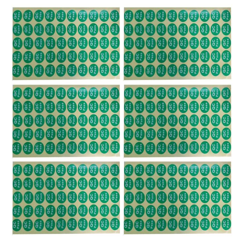 STOBOK Round Adhesive Label Stickers 0.79 Inch Dot Decals Mixed Colors for Scrapbooking Gift Tags and Home Office Decoration with Easy Residue-Free Removal