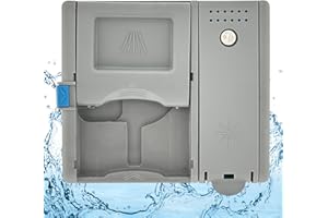 ANRAIN DD81-02628A Dishwasher Rinse-Aid Dispenser, DD81-02202A Detergent & Rinse Aid Dispenser for Samsung DW80M2020US, DW80R2031US/UG, DW80N3030US/UW/UB