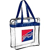 FOCO NFL Clear Stadium Messenger Bag for Football Game - Vinyl