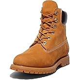Timberland Women's Premium 6 Inch Lace Up Waterproof Boot, Wheat-NEW 2024, 9 Medium