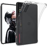 Fhyeugfy for Nubia Red Magic Astra [Not Fit Astra 2] Case,9.06 inch,Slim TPU Clear Transparent Back Protective Cover,Anti-Scratch Shockproof -Clear