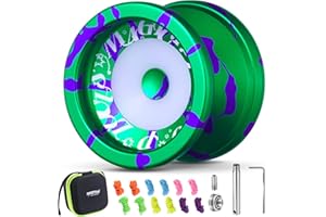 MAGICYOYOYO V6S LOCUS Yoyo for Kids 8-12 - Pro Responsive Yo Yo for Adults, Dual Purpose Metal Yo-yo with Unresponsive Bearin