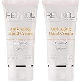 Robanda Retinol Anti-Aging Hand Cream - Hydrating & Moisturizing Hand Lotion with Anti-Aging Formula to Help Prevent Wrinkles & Reduce Fine Lines, 3 oz, 2 pack