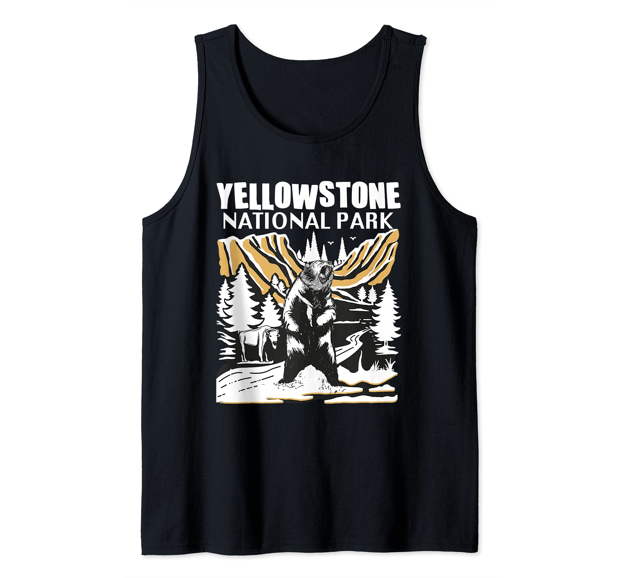 Yellowstone National Park Grizzly Bear - Hiking & Camping Tank Top