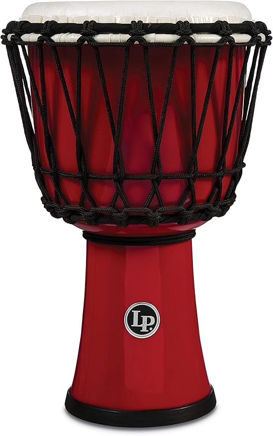 Latin Percussion Djembe, Red, 7inch (LP1607RD) Musical Instruments