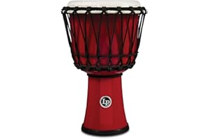 Latin Percussion World Collection Circle Djembe, Red, 7-inch (LP1607RD)
