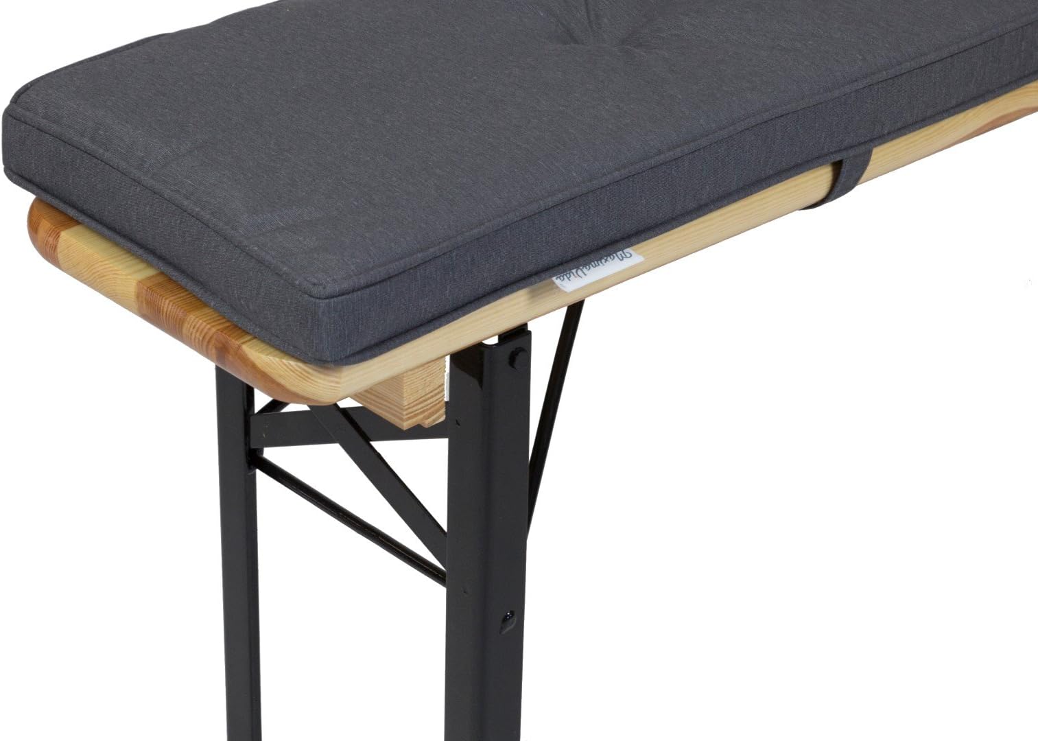 MaximaVida cushion for picnic and folding table Antro 120 x 27,5 x 5 cm - water-repellent- ONE PIECE
