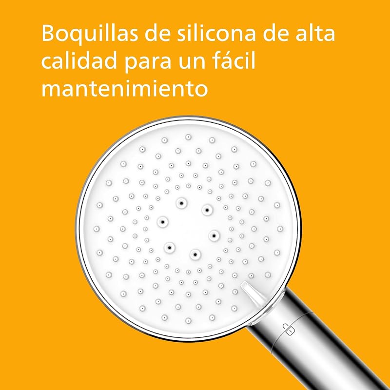 Cabeça de chuveiro philips com filtro, remove efetivamente cloro e outras partículas grandes, três modos de pulverização, design de aumento de pressão, capacidade de filtro de 1 mês