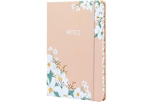 MGGAO College Ruled Journal for Women, Writing Notebook with 160 Lined/Ruled Pages, Hardcover Journal for School Business Work, A5 Leather Diary for Girls