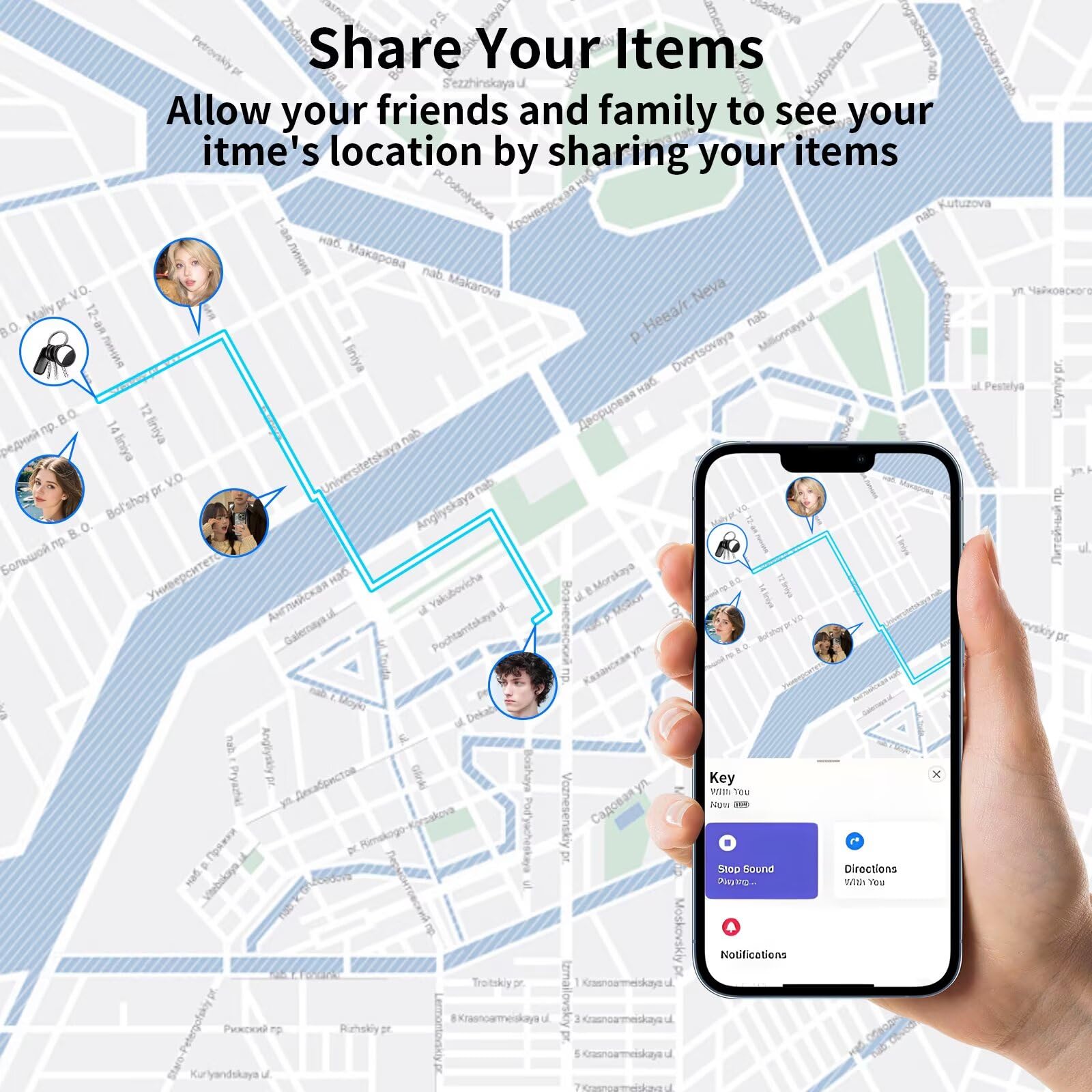 2 Pack GPS Trackers for Vehicles Work with Find My (iOS Only) Real Time Mini Car Item Finder Global Coverage Hidden Car Locator Tracking Device No Monthly Fee or Subscription No SIM Card Required