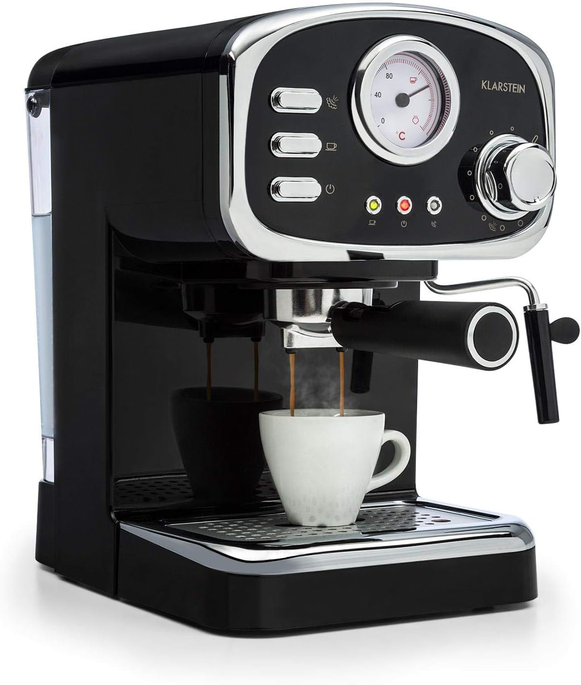Klarstein Espressionata Gusto Deluxe Edition Espresso Machine, 1100 W