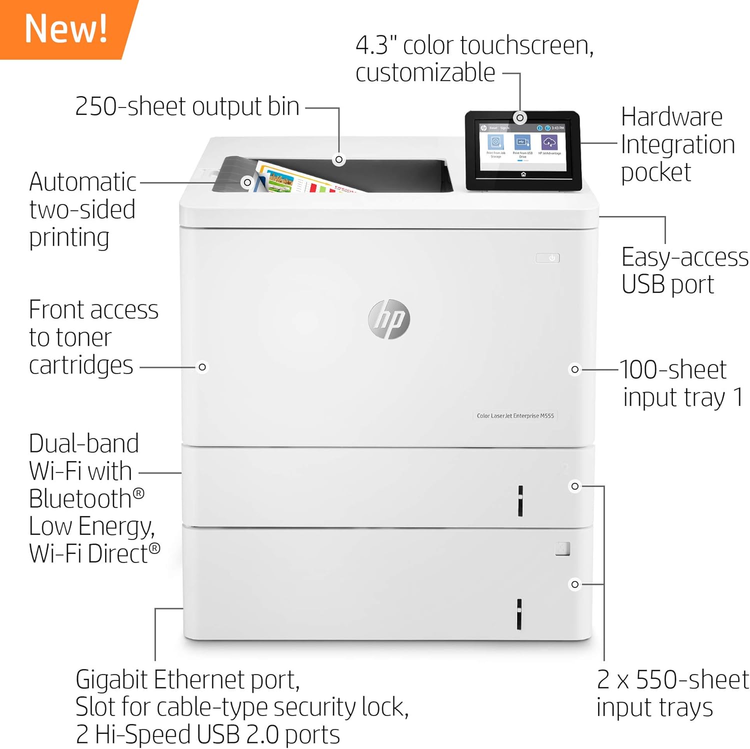hp color laserjet enterprise m555