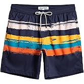 maamgic Mens Swim Trunks Quick Dry Swim Shorts with Mesh Lining Funny Swimwear Bathing Suits 7inch