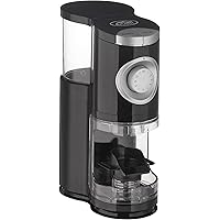 Solofill SOLOGRIND 2-in-1 Automatic Single Serve Coffee Burr Grinder for Coffee Pod,Black,1 EA