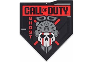 OPEN ROAD BRANDS Call of Duty Modern Warfare 2 Ghost Pennant Metal Sign - Call of Duty Wall Decor for Game Room or Teen Room