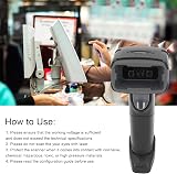 Qinlorgo Barcode Scanner QR Reader RS232 5V DC OCR ABS Retail view 3