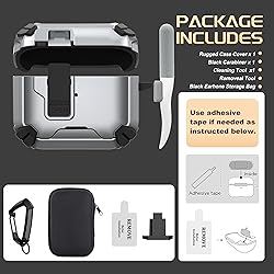 Maxjoy for AirPods 4 Case Cover 2024, AirPods 4th