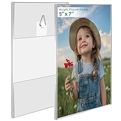 Bluesun 5x7 Picture Frame wall Hanging Acrylic set