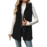 Cardigan Sweaters for Women 2025 Casual Button Down Sleeveless Cable Knit Vest Trendy Fall Winter Hooded Outfits