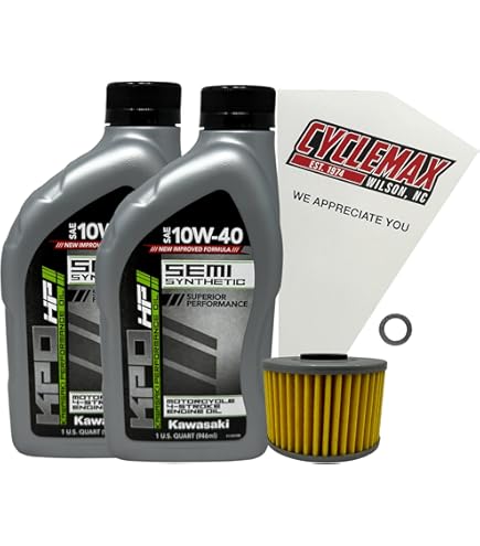 Amazon.com: Cyclemax Full Synthetic Oil Change Kit compatible with
