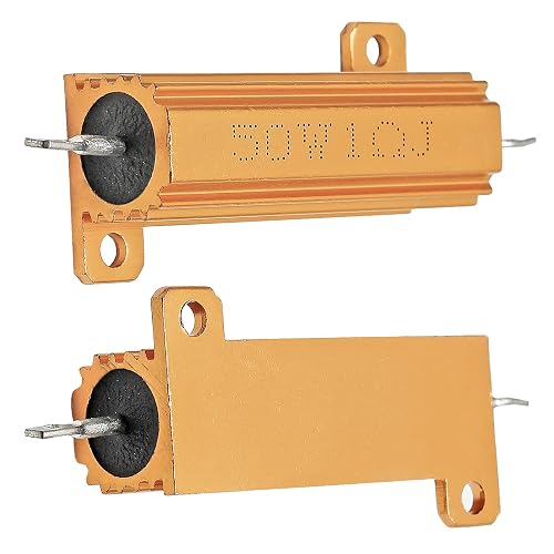 thumbnail image 2 of 2 Pcs 50W 4 Ohm 8 Ohm Wirewound Aluminium Housed Resistance Resistor... 2 of 14