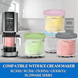 Creami Pints and Lids for Ninja - 4 pack Creamy