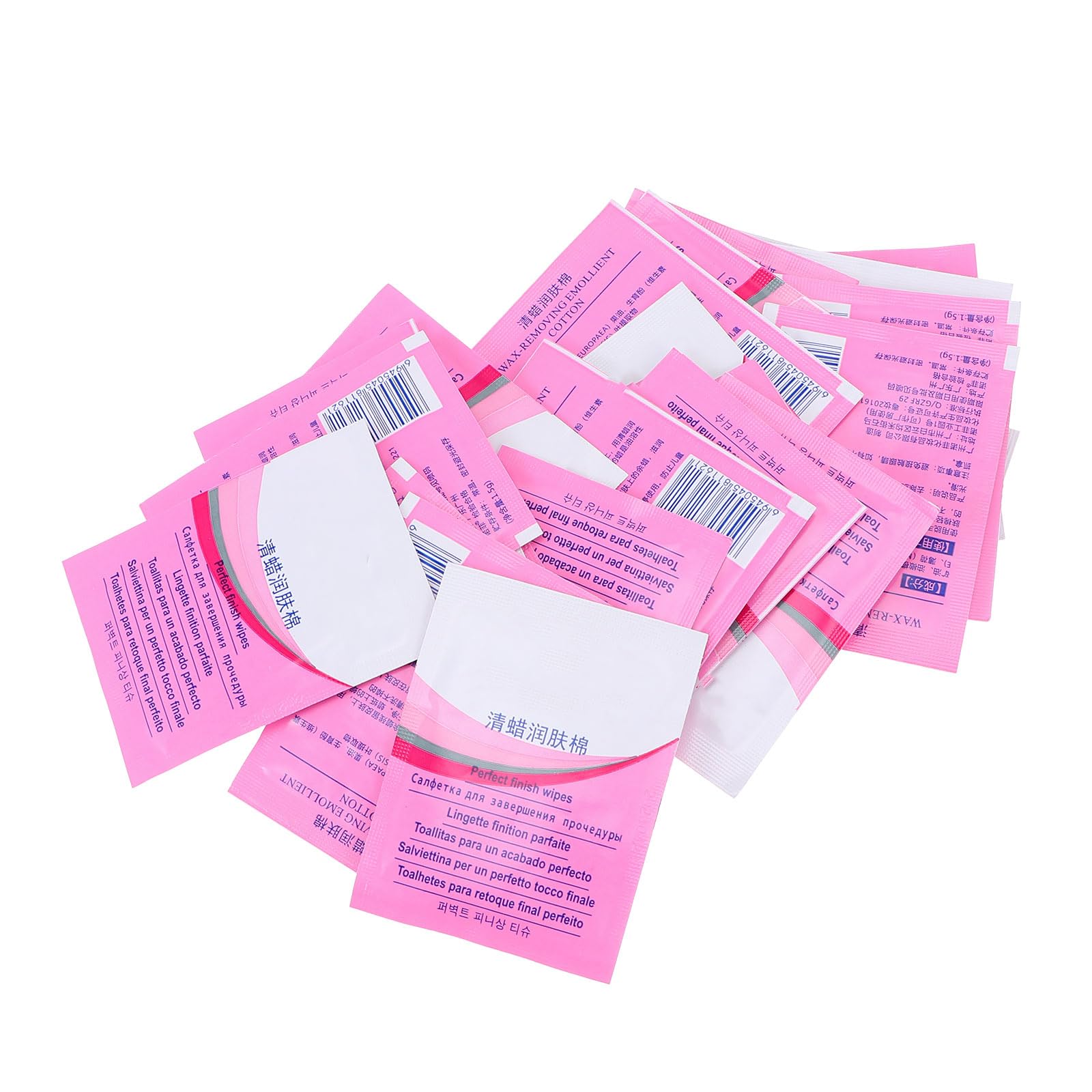 FOMIYES 20pcs Wax Remover Wipes Skin Hair Removal Waxing Wipes for Facial Body Skin Care Wax Remover Cleaning Tissues