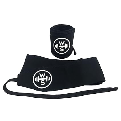 Wodshop Premium Wrist Wraps By Durable Polyester Cotton Blend Material Great Wrist Support Full Range Of Motion Ideal For Powerlifting Weight