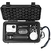Lekufee Travel Waterproof Hard Case for Insta360 GO 3S / 3, Action Camera, Vlogging Camera and Accessories(Case Only)