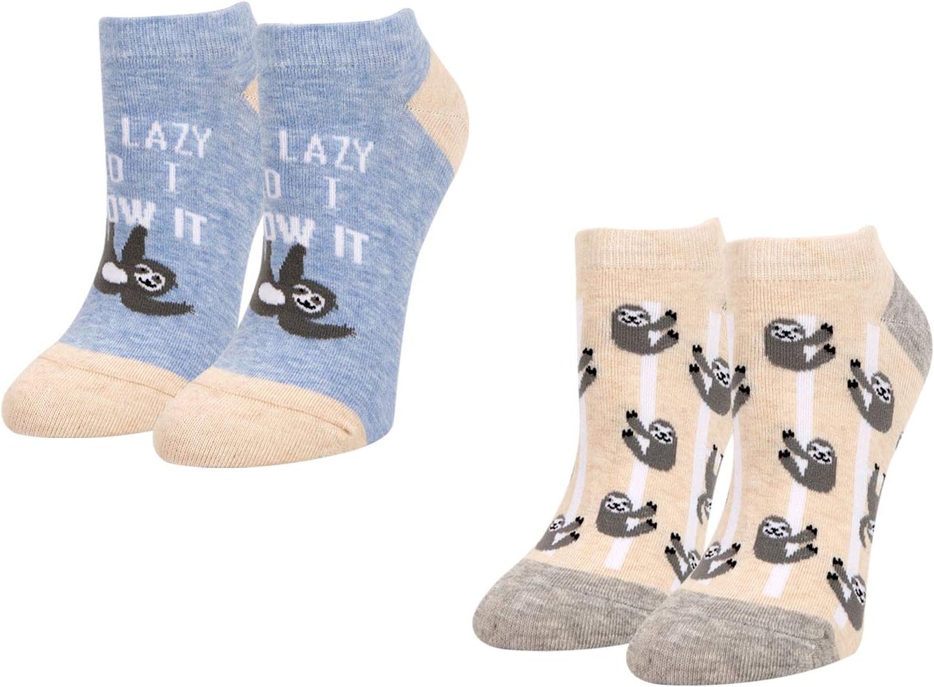Funny Ankle Socks for Women Girls, Bee Corgi Cow Gifts, Novellty Bee Corgi Cow Chicken Sloth Socks