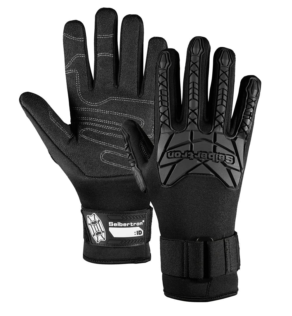 Seibertron C.R.D.G 2.0 Gloves - Thermal and Flexible for Surfing and Paddling Men Black M