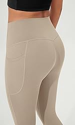 ODODOS Buttery Soft Lounge Yoga Capris with Pockets