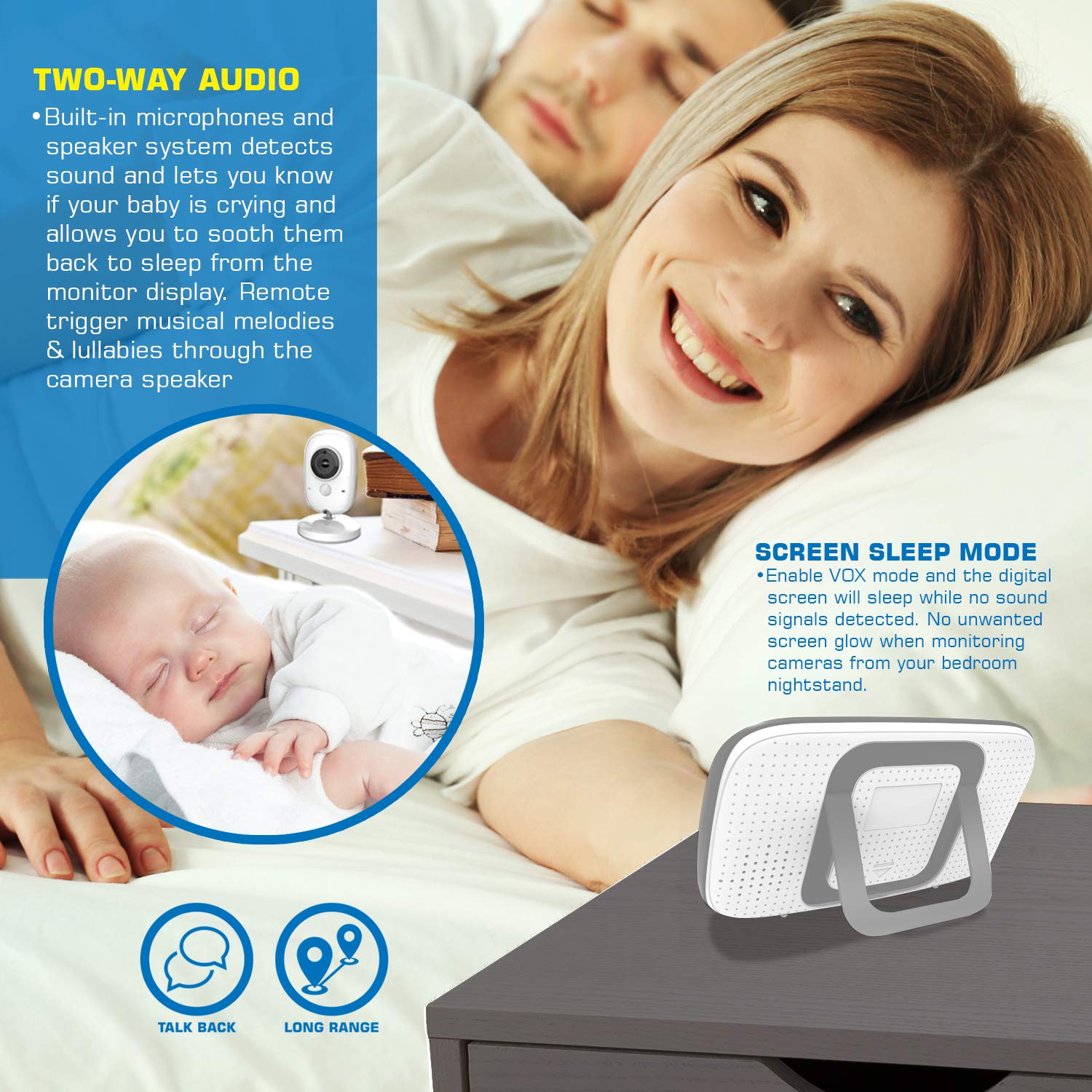 wireless baby monitor long range