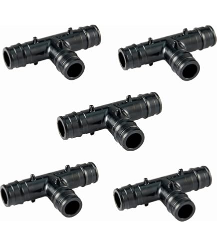 TMKOOL 20 Pack Poly PPSU Expansion PEX A Fittings 1 In X 3/4 In X 1 In