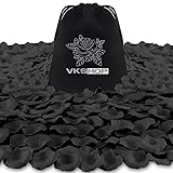 VKshop 4500 Pack Black Rose Petals,Artificial Roses