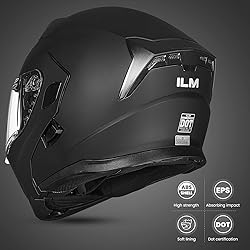 ILM Motorcycle Modular Full Face Helmet Flip up