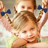 YzmrBdqc 12 Pcs Girls Navy School Uniform Hair Bows Elastics Ties Bobbles view 5