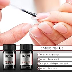 Professional Rubber Top & Base Gel Set By Kodi