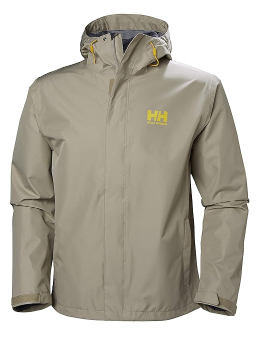 Helly Hansen Seven J Waterproof Windproof Breathable Rain Coat Jacket