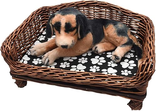 Amazon Plata ペット用 カゴ編み ベッド クッション ソファー 犬用 猫用 ナチュラル アジアンテイスト かごベッド ブラウン Plata ベッド クッション 通販