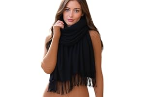 RIIQIICHY Scarf for Women Scarves and Wraps Winter Warm Pashmina Shawl for Cold Weather