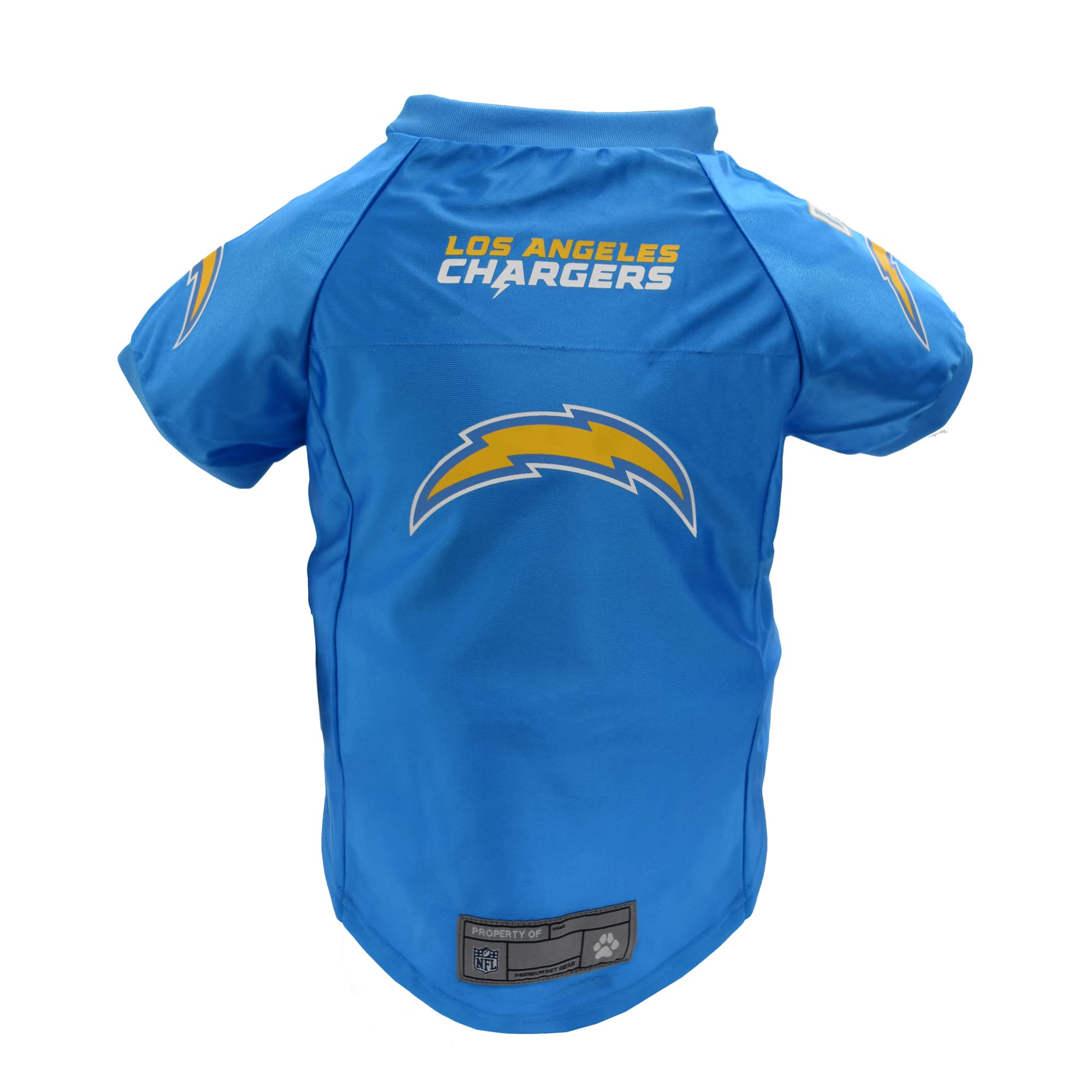 Littlearth NFL Los Angeles Chargers Premium Pet Jersey, Team Color, X-Large Image