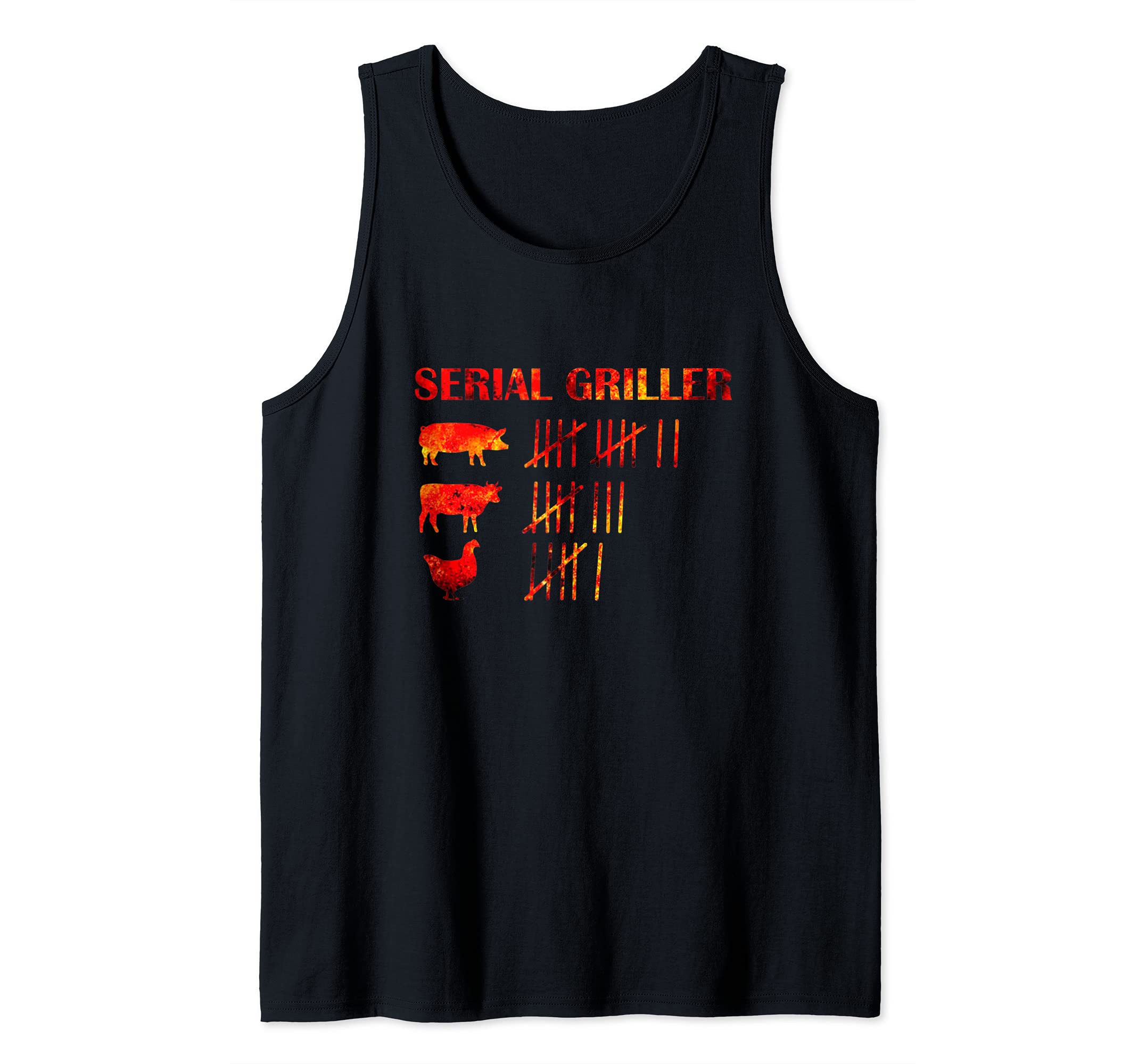 Serial Griller BBQ Grilling Barbecue Barbeque Grillmaster Tank Top