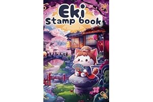 Eki Japan Travel Stamp Book: Collect stamps and Memories from your train trip| 112 pages, 5.5 x 8.5 | Japanese stamp Collecti